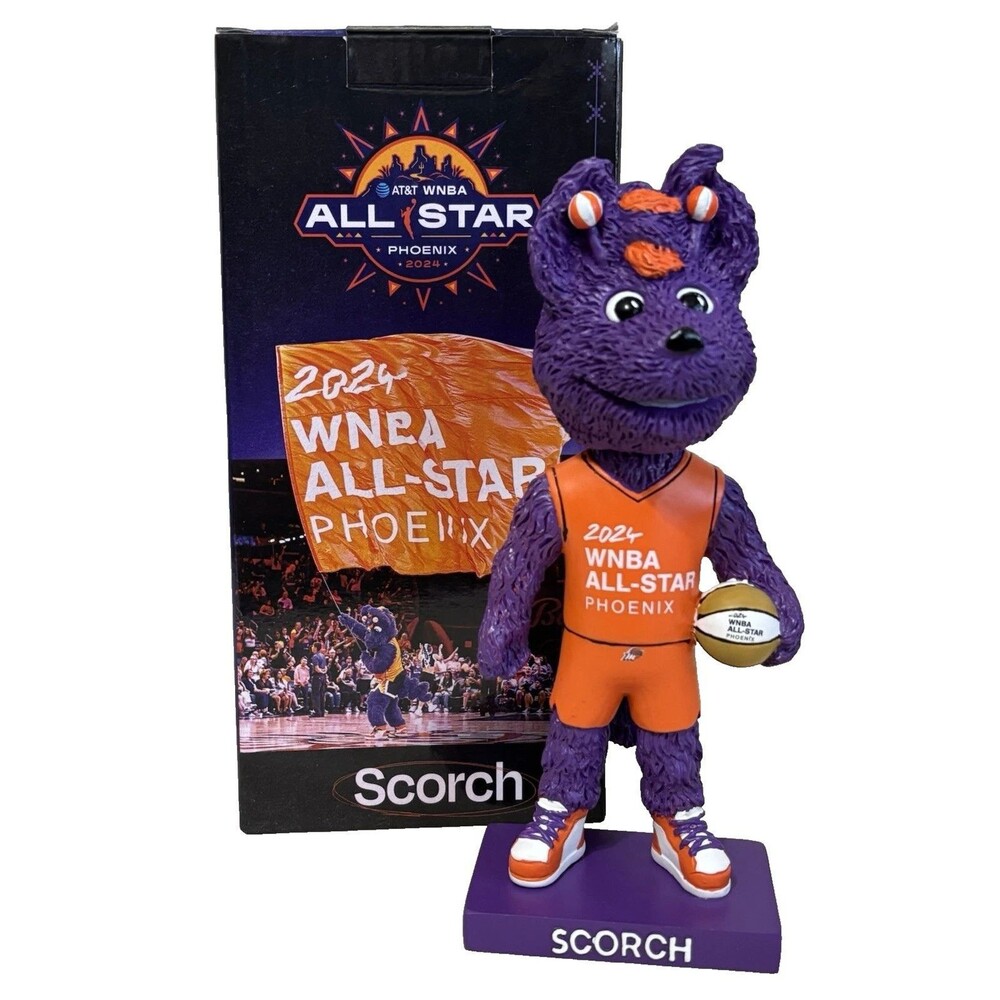 WNBA Scorch Mascot Bobblehead - All-Star Game Phoenix Mercury 2024 NIB